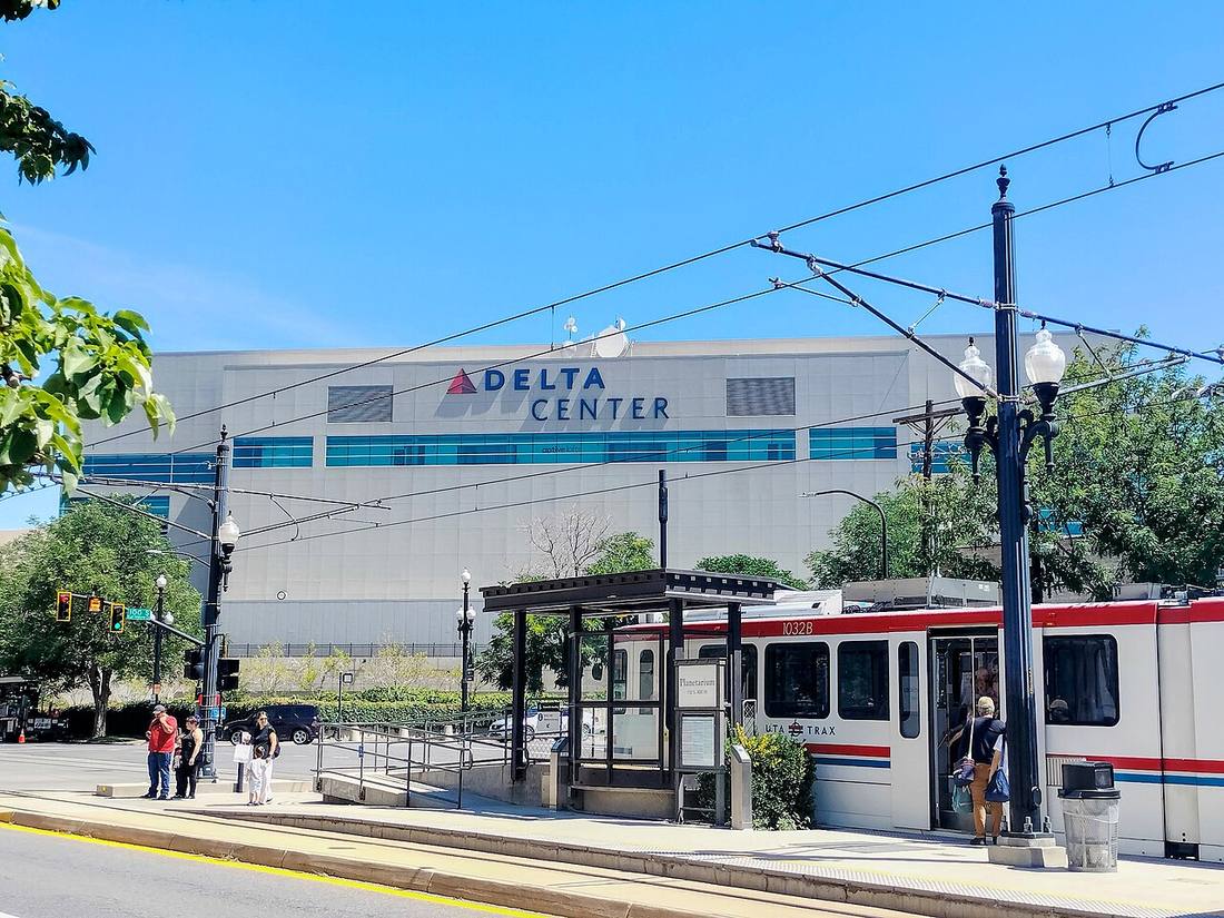 Delta Center in Salt Lake City, Utah
